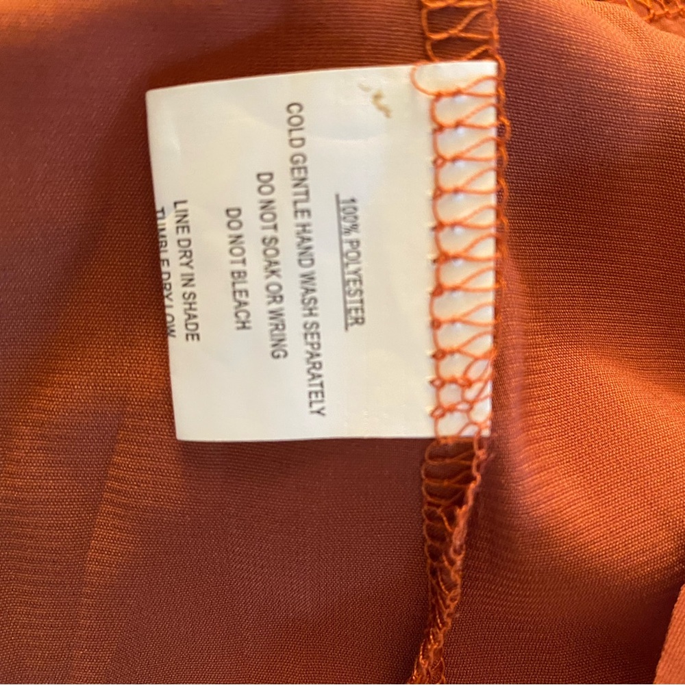 Ruffle Romper Rust Color - Picture 5 of 5